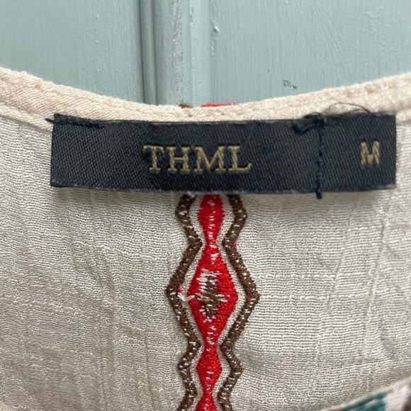 THML Lightweight Top Size Medium Aztec Multi Pattern Anthropologie Womens - Picture 5 of 5